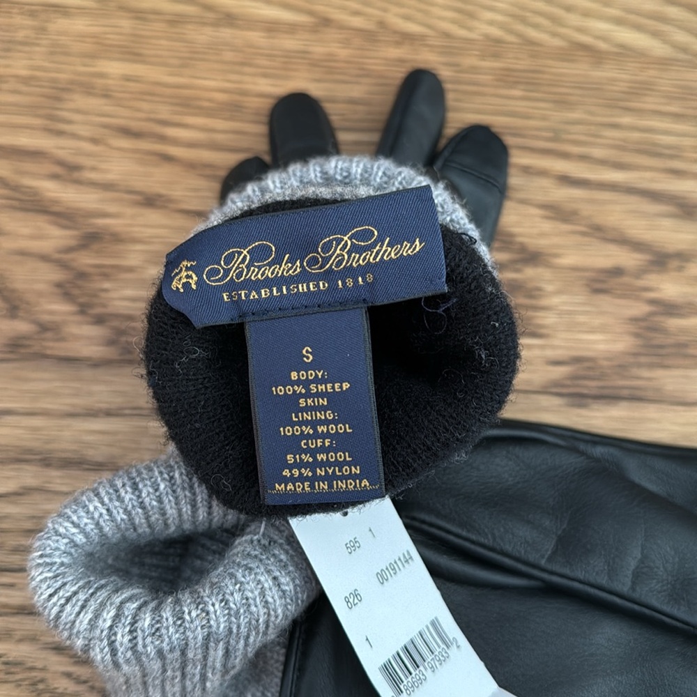 Brooks Brothers Women’s Leather Gloves - Picture 6 of 6